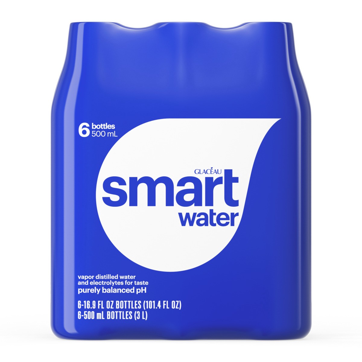 slide 1 of 75, smartwater Premium Water, 6 ct