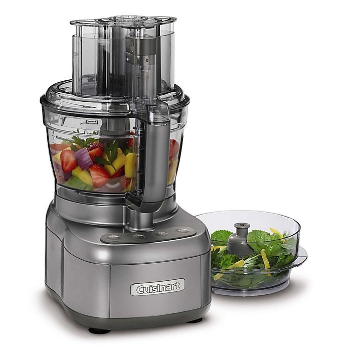 slide 1 of 2, Cuisinart Elemental Food Processor with 11-Cup and 4.5-Cup Workbowls - Gunmetal, 1 ct