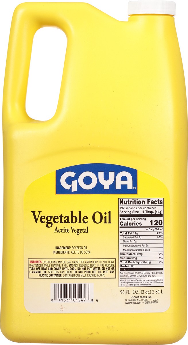 slide 14 of 14, Goya 100% Soybean Vegetable Oil 96 fl oz, 96 fl oz