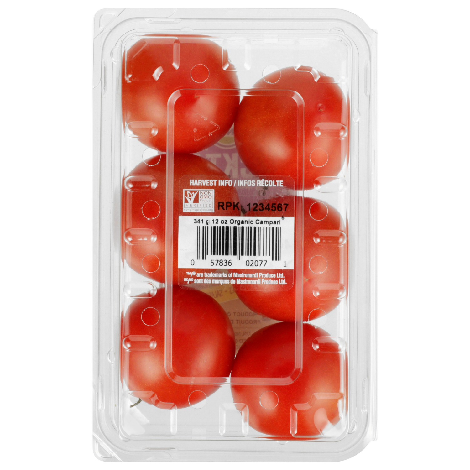 slide 2 of 8, Sunset Organic Campari Tomatoes, 1 lb