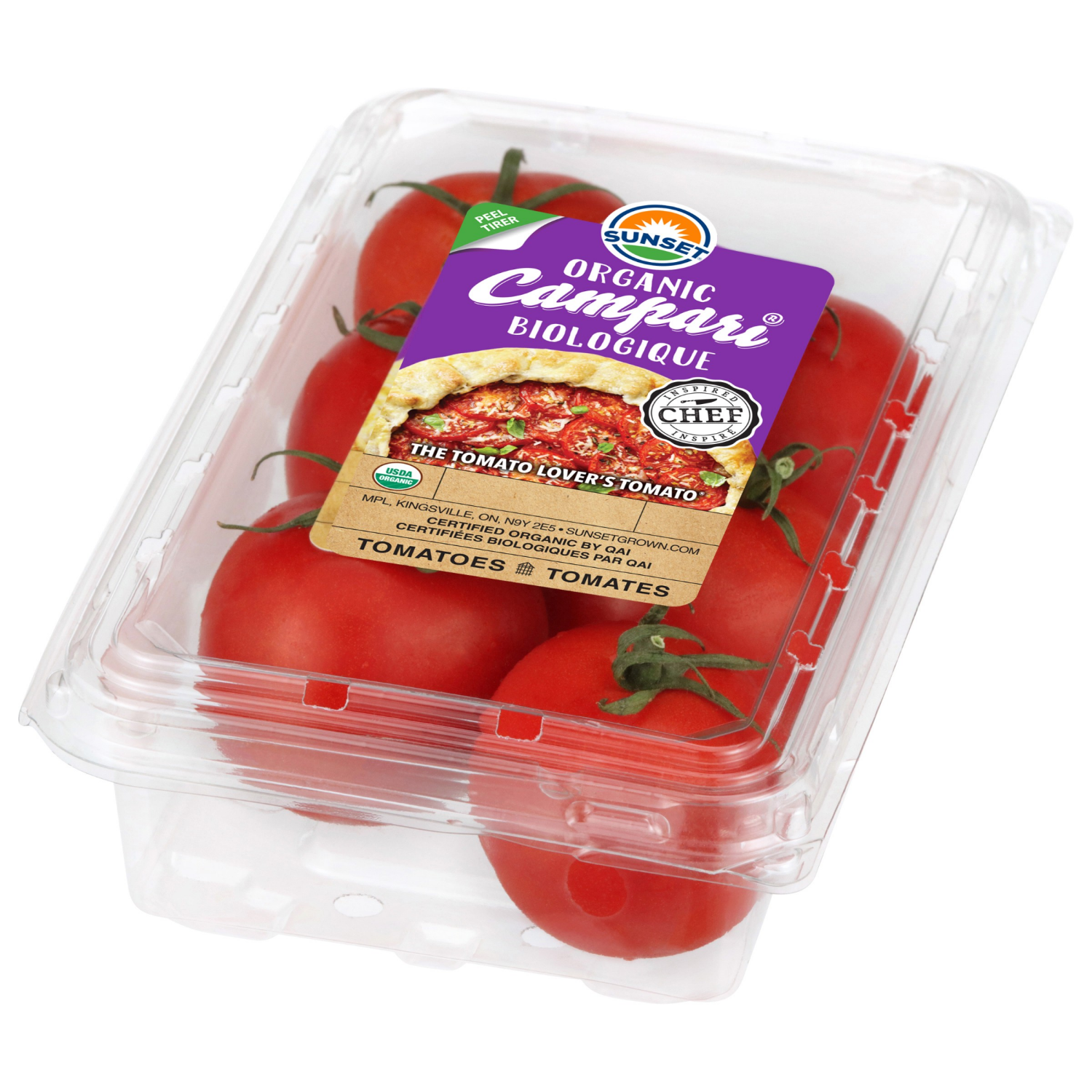 slide 7 of 8, Sunset Organic Campari Tomatoes, 1 lb