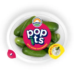 Pop Its Bite-Sized Cucumbers, 8oz
