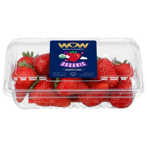 slide 16 of 29, Sunset WOW Organic Strawberries, 10 oz