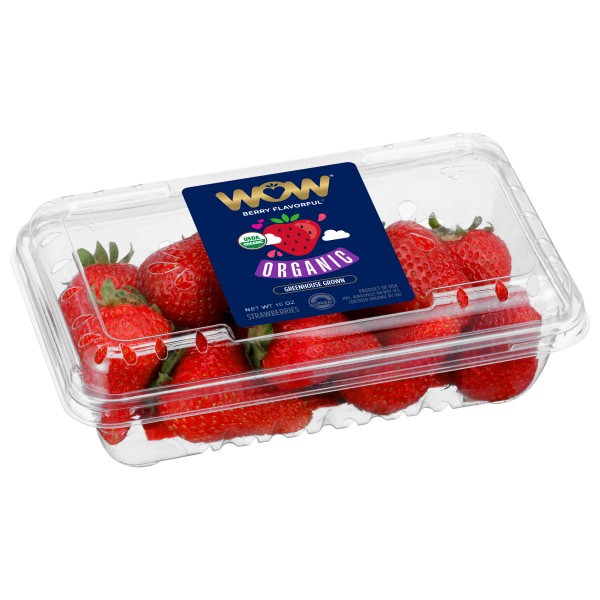 slide 4 of 29, Sunset WOW Organic Strawberries, 10 oz