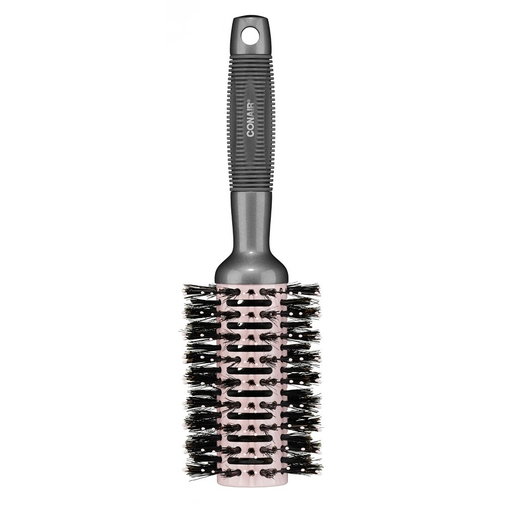 slide 2 of 2, Conair Frizz Free Shine Vented Round Alternating Bristles Hair Brush, 1 ct