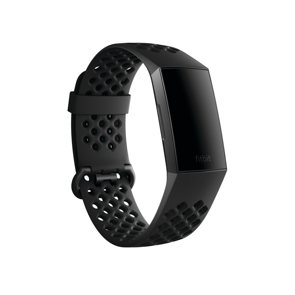 slide 3 of 4, Fitbit Charge 3 Sport Band Small - Black, 1 ct