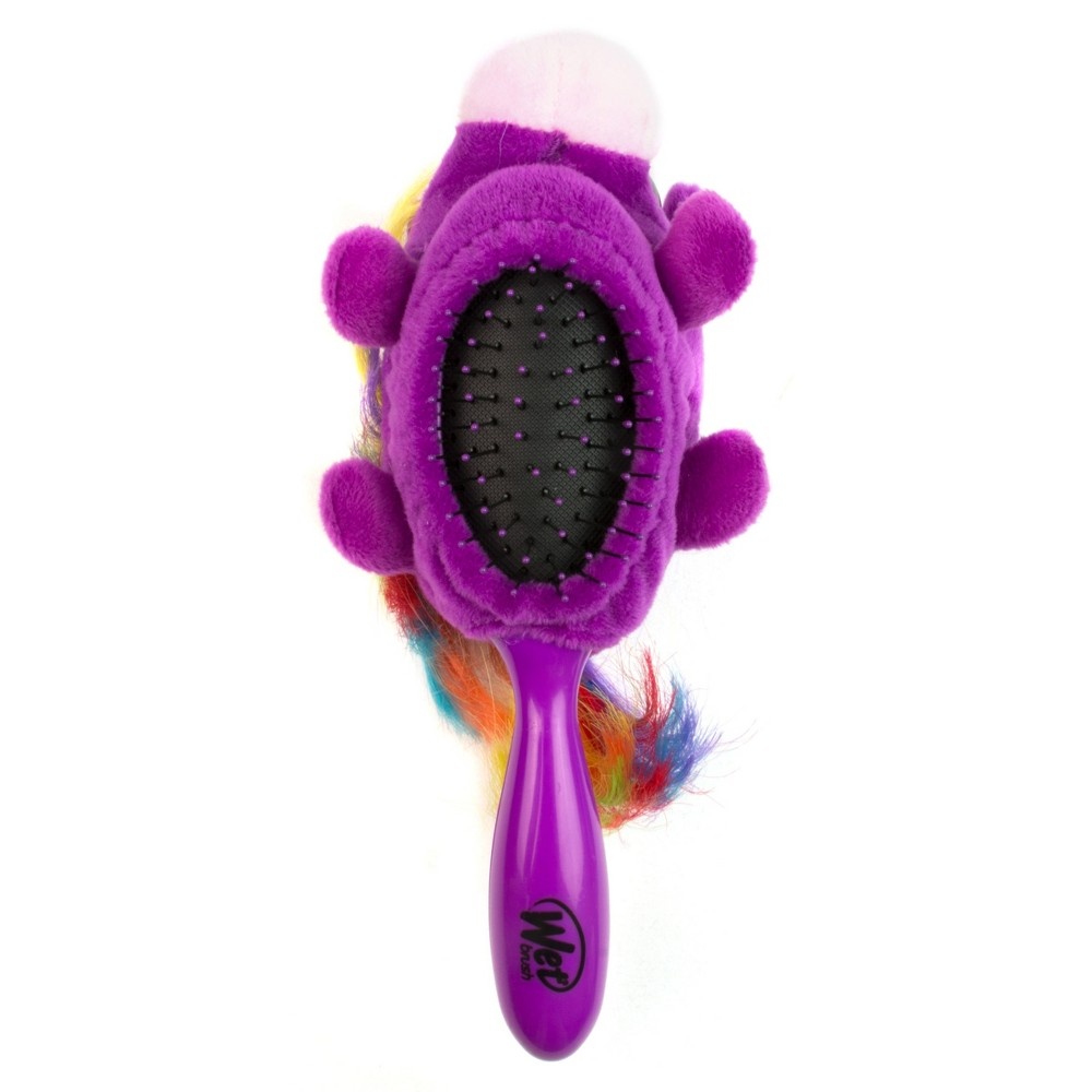 slide 2 of 5, Wet Brush Detangler Plush Unicorn Hair Brush - Pink, 1 ct