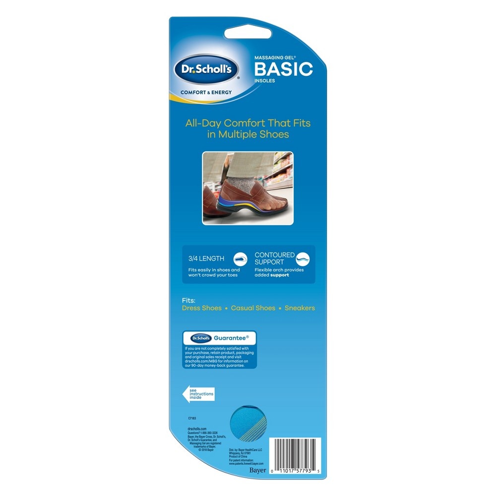 slide 2 of 2, Dr. Scholl's Women's Comfort & Energy Insoles, 1 ct