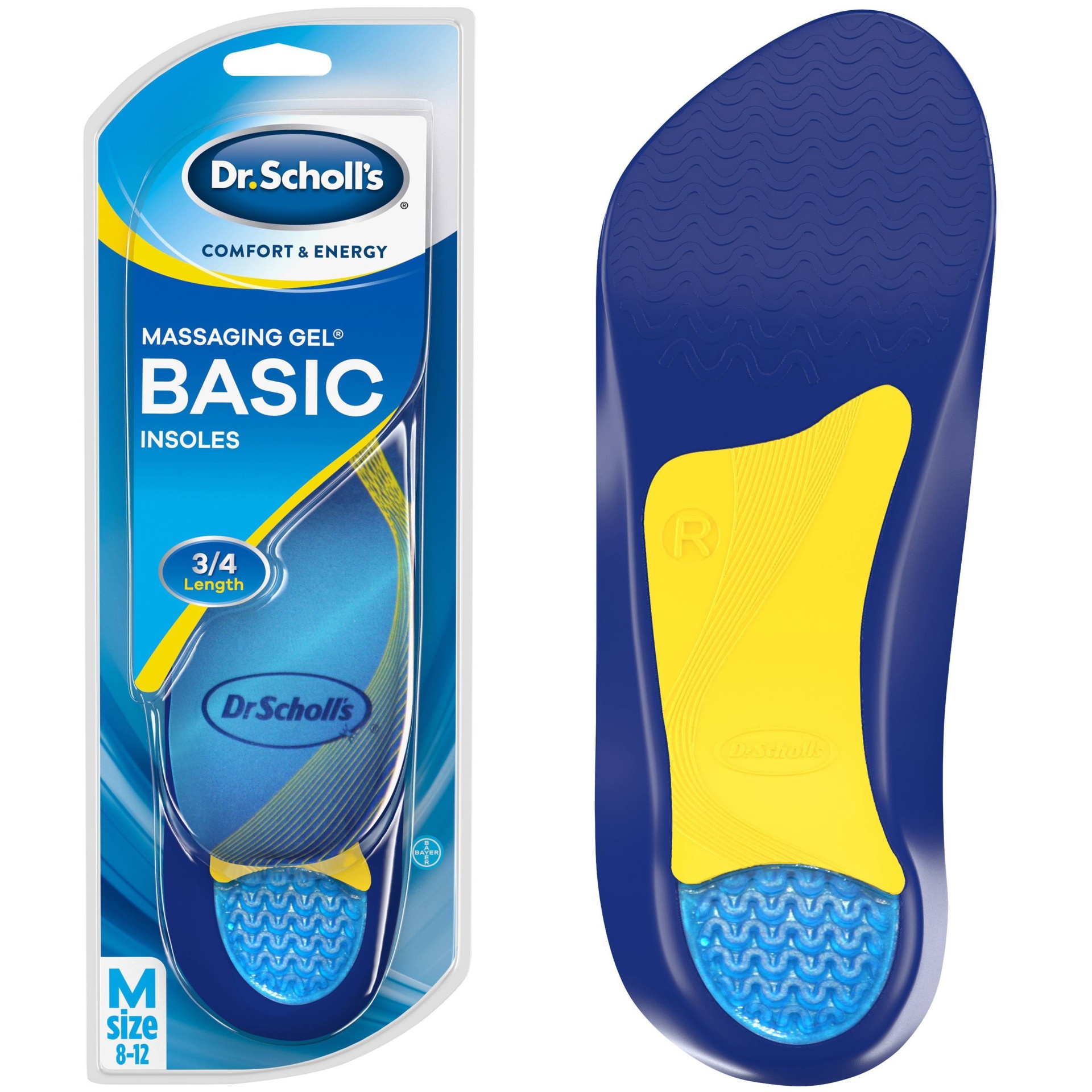 slide 1 of 2, Dr. Scholl's Men's Comfort & Energy Insoles, 1 ct