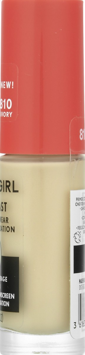 slide 5 of 12, Covergirl Outlast Extreme Wear 3-in-1 Full Coverage Liquid Foundation, SPF 18 Sunscreen, Classic Ivory, 1 Fl. Oz., 30 ml