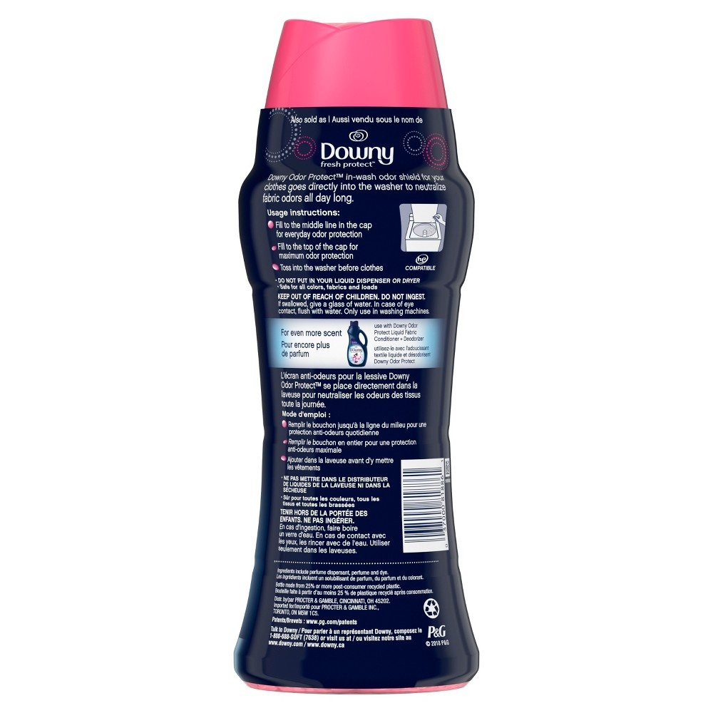 slide 2 of 2, Downy Odor Protect April Fresh In-Wash Scent Beads, 14.8 oz