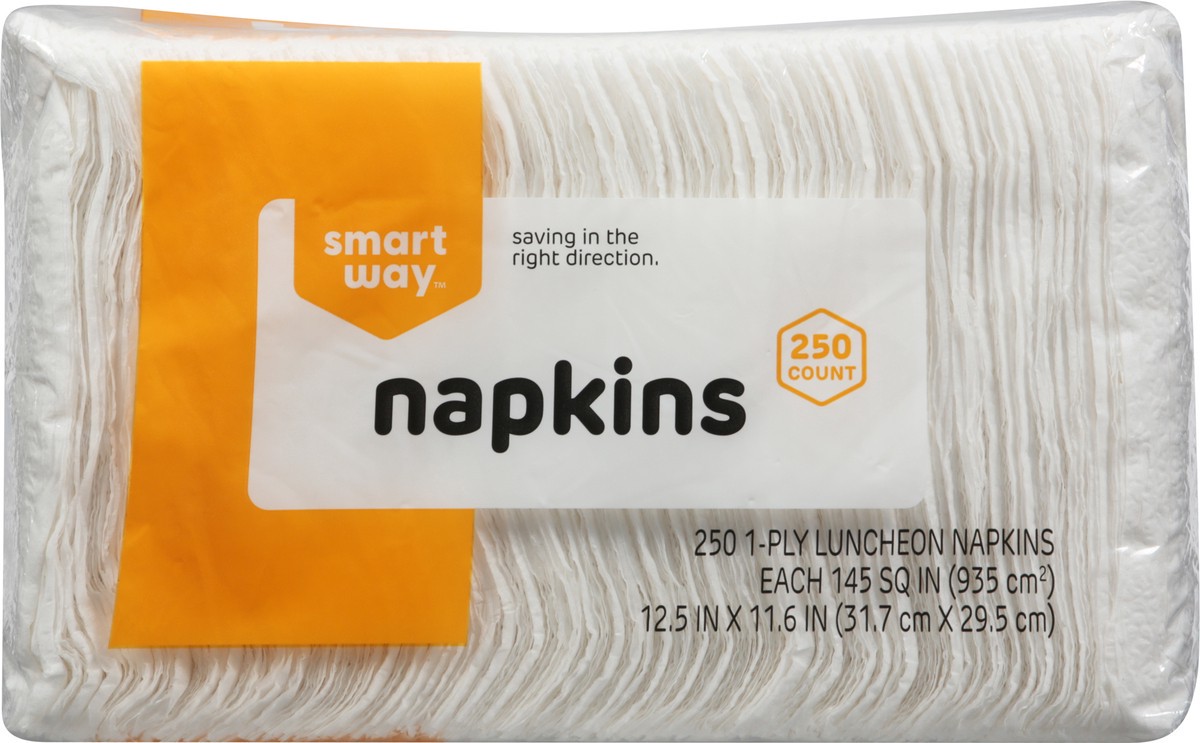 slide 5 of 9, Smart Way 1-Ply Luncheon Napkins 250 ea, 250 ct