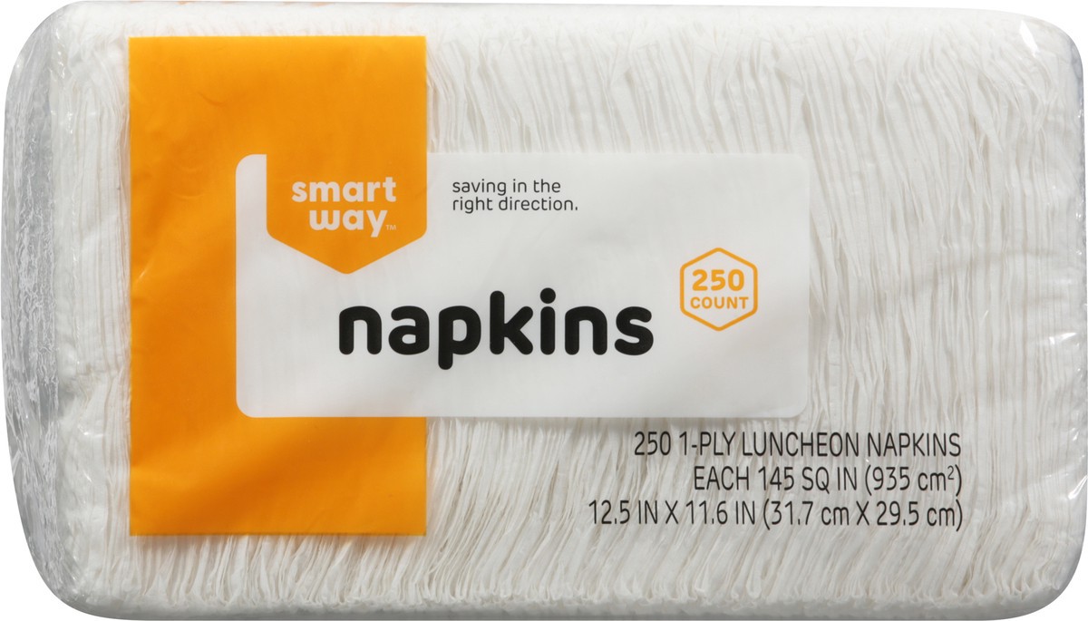 slide 6 of 9, Smart Way 1-Ply Luncheon Napkins 250 ea, 250 ct