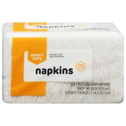 Smart Way 1-Ply Luncheon Napkins 250 ea
