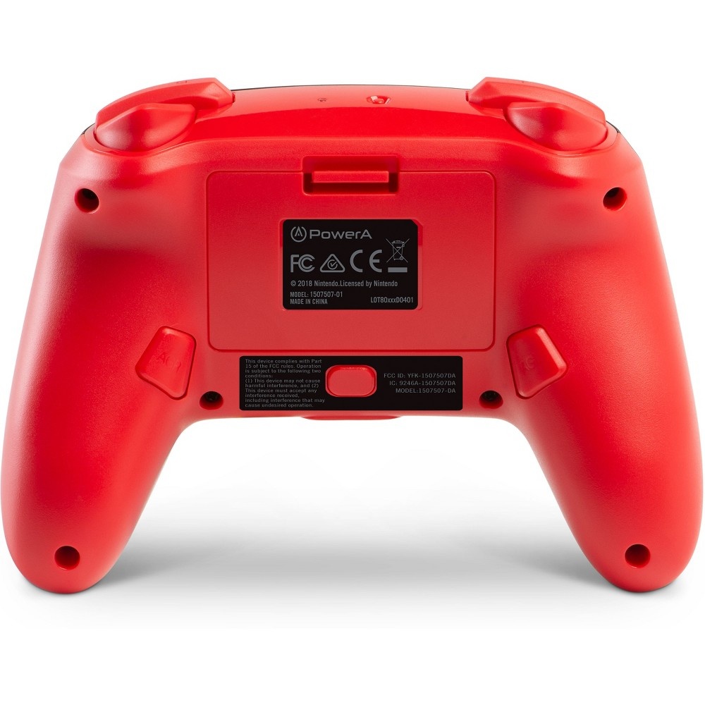 slide 3 of 4, PowerA Enhanced Wireless Controller for Nintendo Switch - Black/Red, 1 ct