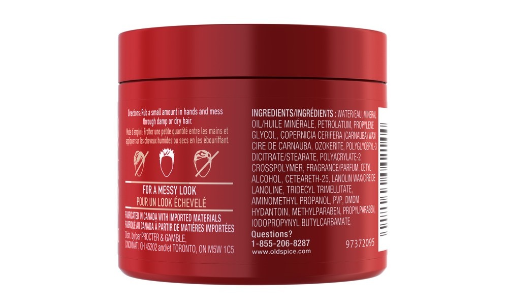 slide 2 of 2, Old Spice Unruly Hair Styling Paste, 1 ct