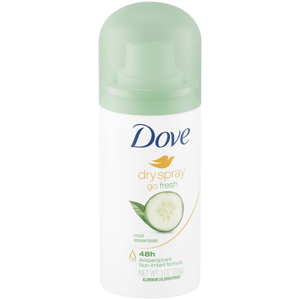 slide 7 of 8, Dove Dry Spray Go Fresh Antiperspirant Deodorant Cool Essentials, 1 oz