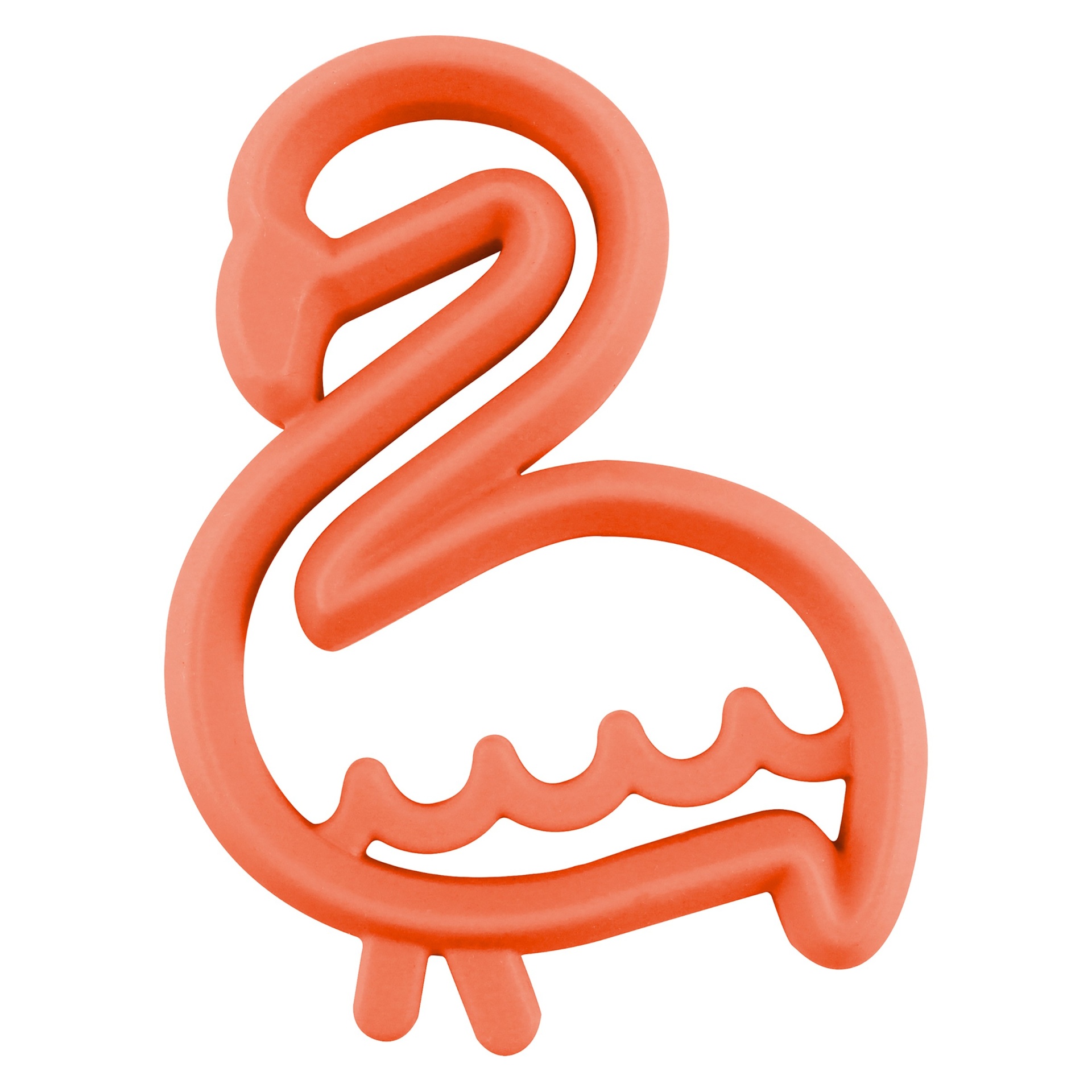 slide 1 of 3, Itzy Ritzy Silicone Teether Flamingo - Pink, 1 ct