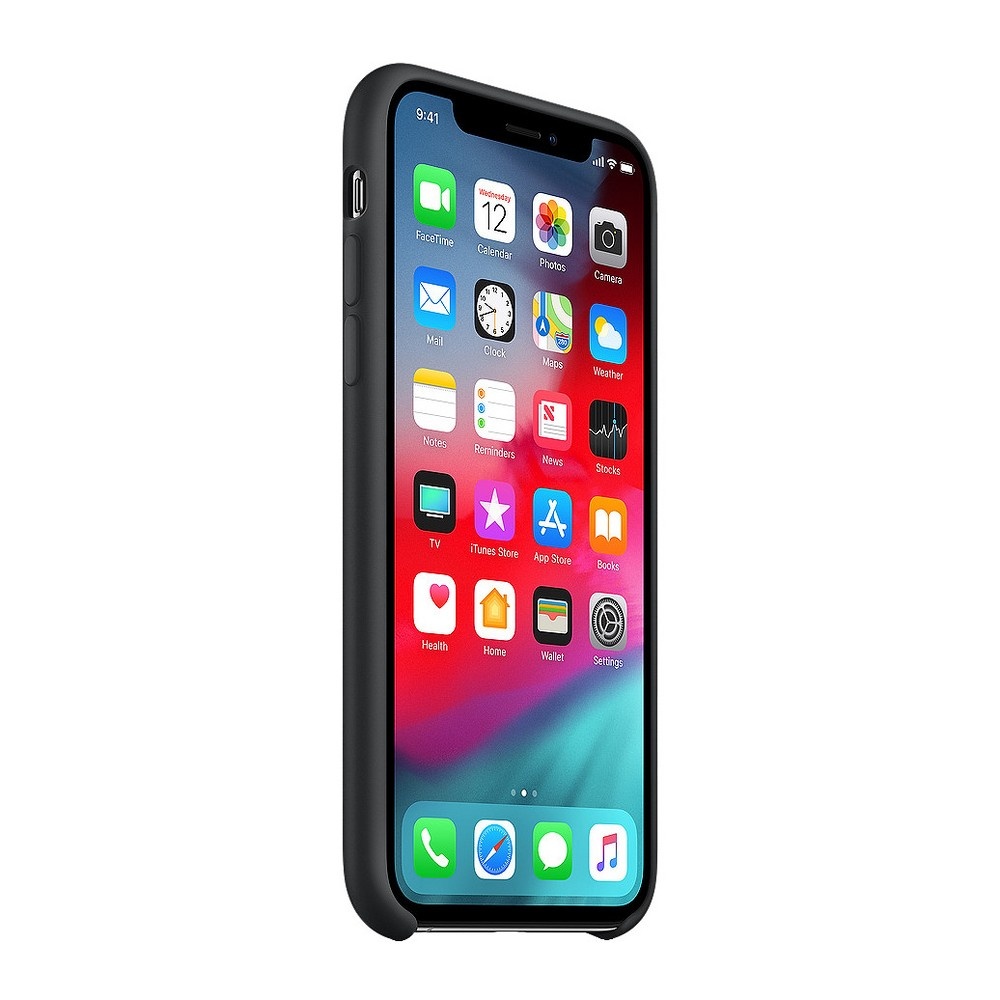 slide 3 of 3, Apple iPhone X/XS Silicone Case - Black, 1 ct