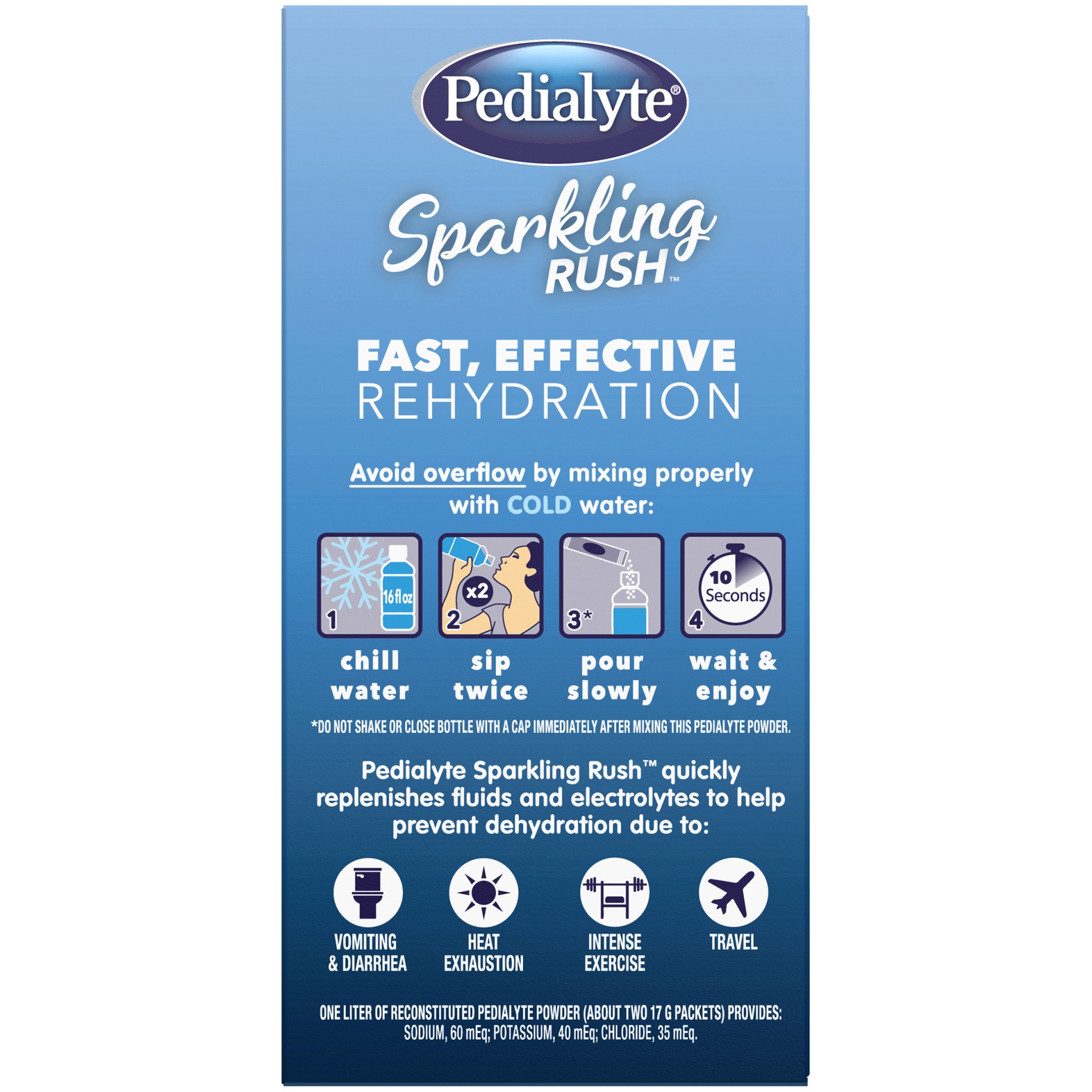 slide 7 of 8, Pedialyte Sparkling Rush Powder Grape Powder Packet, 6 ct; 6 oz