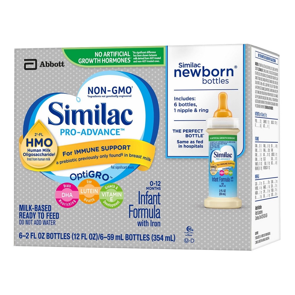 slide 3 of 5, Similac Pro-Advance Infant Formula, 6 ct; 12 oz