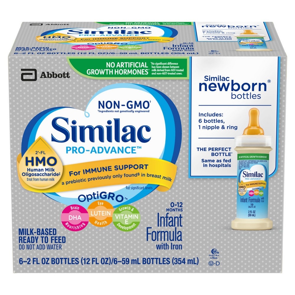 slide 4 of 5, Similac Pro-Advance Infant Formula, 6 ct; 12 oz