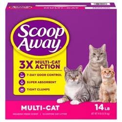 Scoop Away Multi-Cat Meadow Fresh Scent Clumping Cat Litter