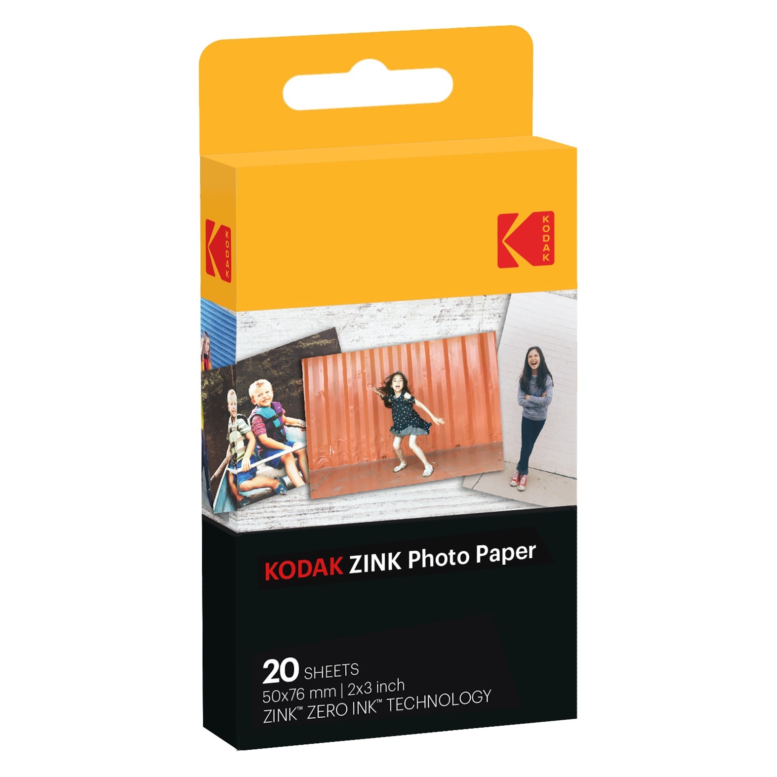 slide 1 of 1, Kodak ZINK Sticky-Backed Photo Paper (RODZ2X340), 20 ct