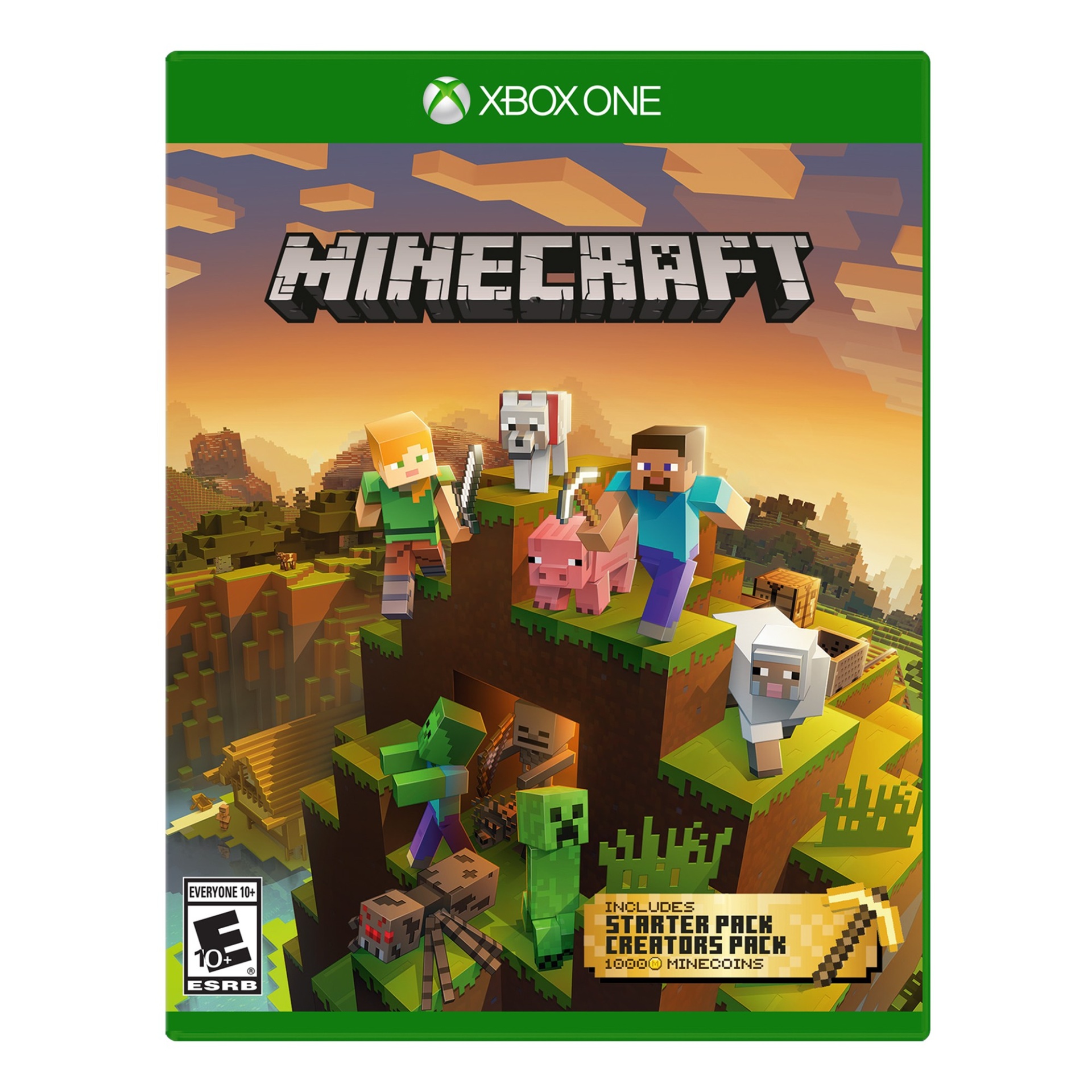 slide 1 of 5, Minecraft Starter and Creator's Pack - Xbox One, 1 ct