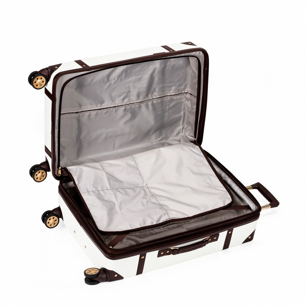 slide 2 of 10, SWISSGEAR Hardside Trunk Luggage - White, 1 ct