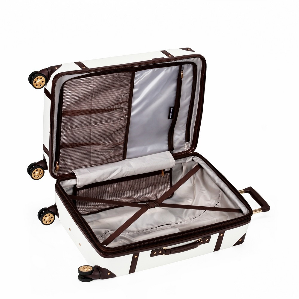 slide 7 of 10, SWISSGEAR Hardside Trunk Luggage - White, 1 ct