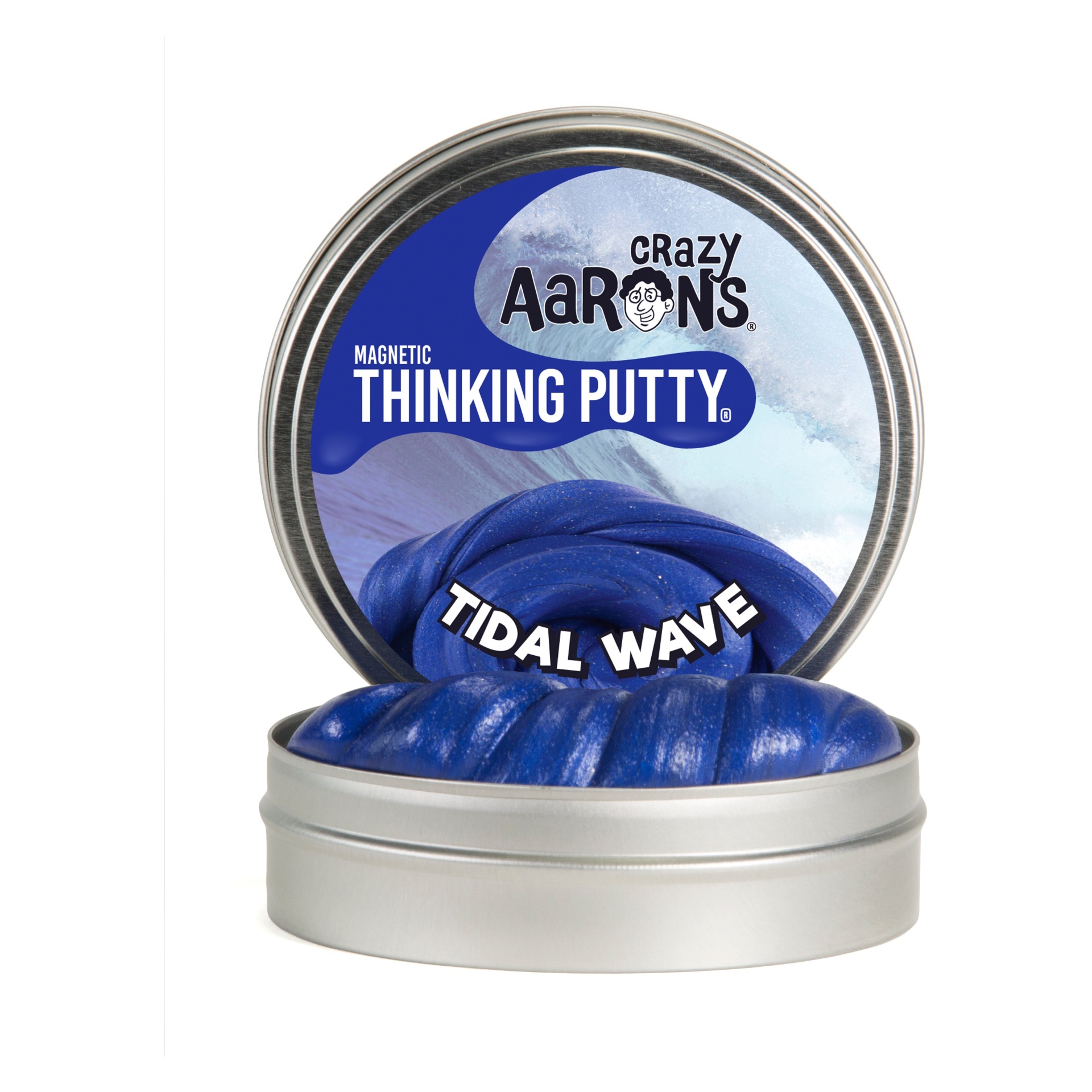 slide 1 of 1, Crazy Aaron's Thinking Putty - Magnetic Tidal Wave, 1 ct