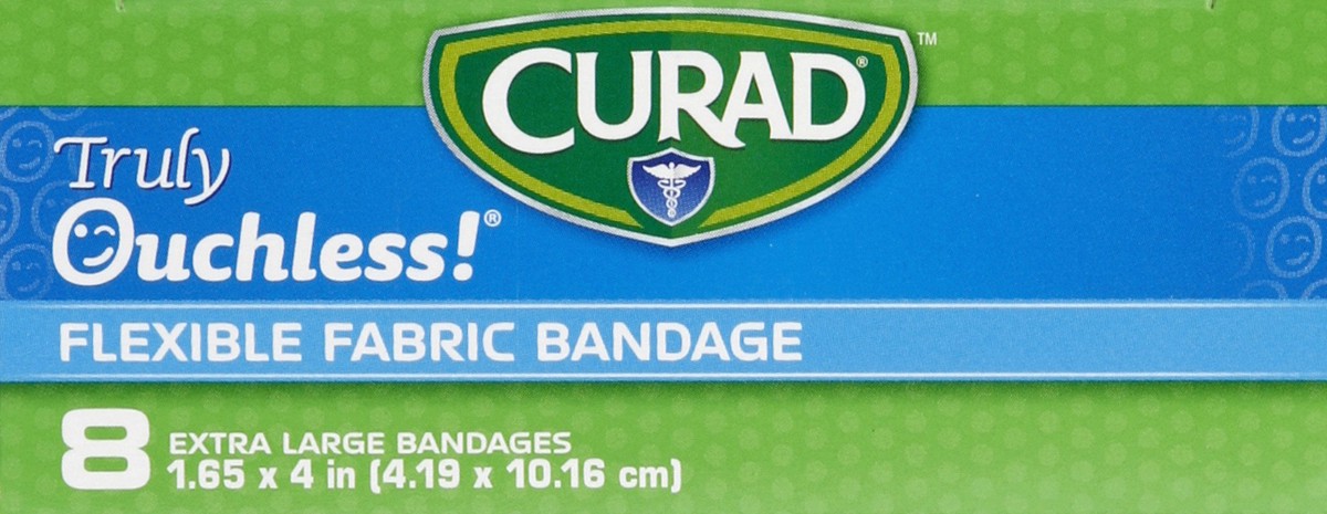 slide 5 of 5, Curad Truly Ouchless! Extra Large Bandages, 8 ct