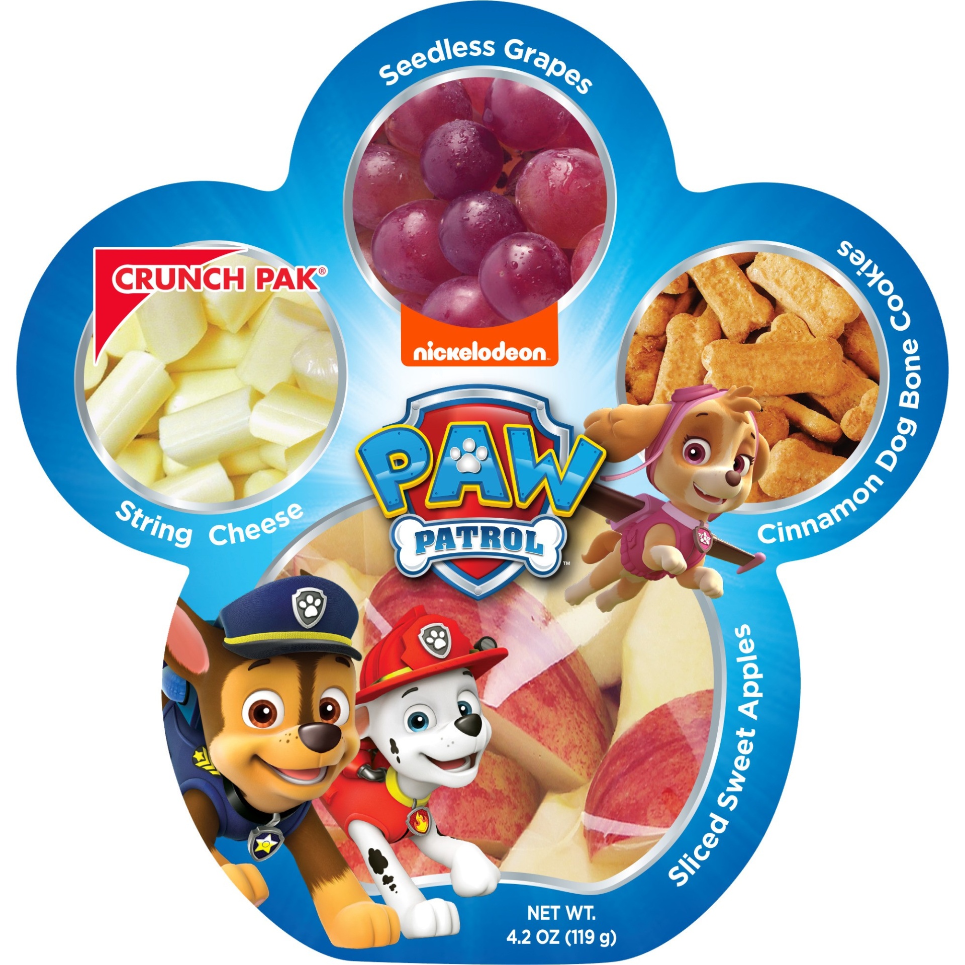 slide 1 of 5, PAW Patrol Apple Cheese Grape Cookies Crunch Pak - 4.2oz, 4.2 oz