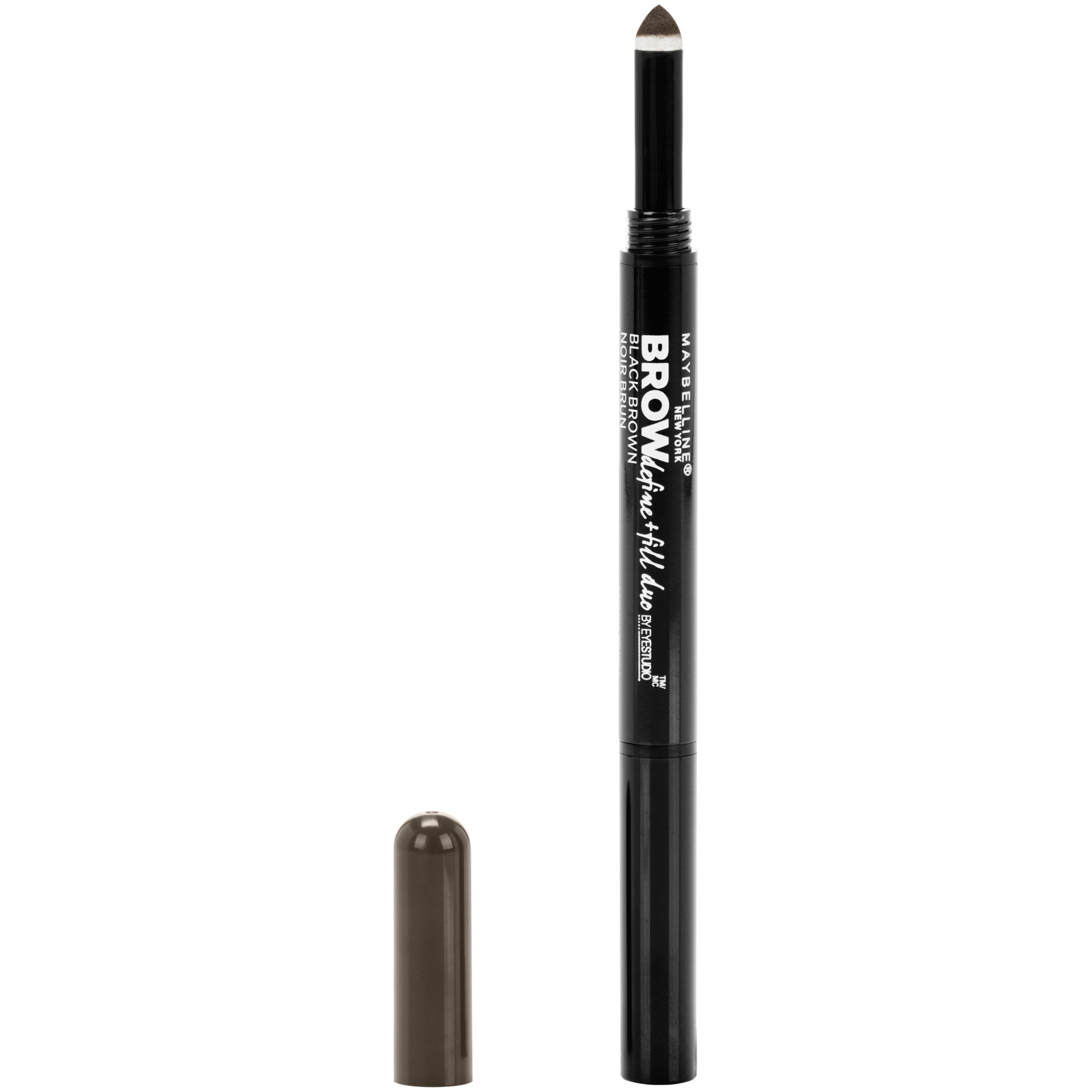 slide 2 of 2, Maybelline Brow Define Fill Duo Makeup Black Brown, 0.021 oz