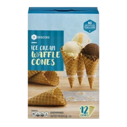 SE Grocers Ice Cream Waffle Cones - 12 CT