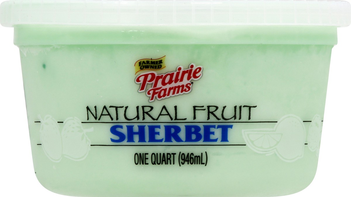 slide 7 of 9, Prairie Farms Natural Fruit Lime Sherbet 1 qt, 1 qt