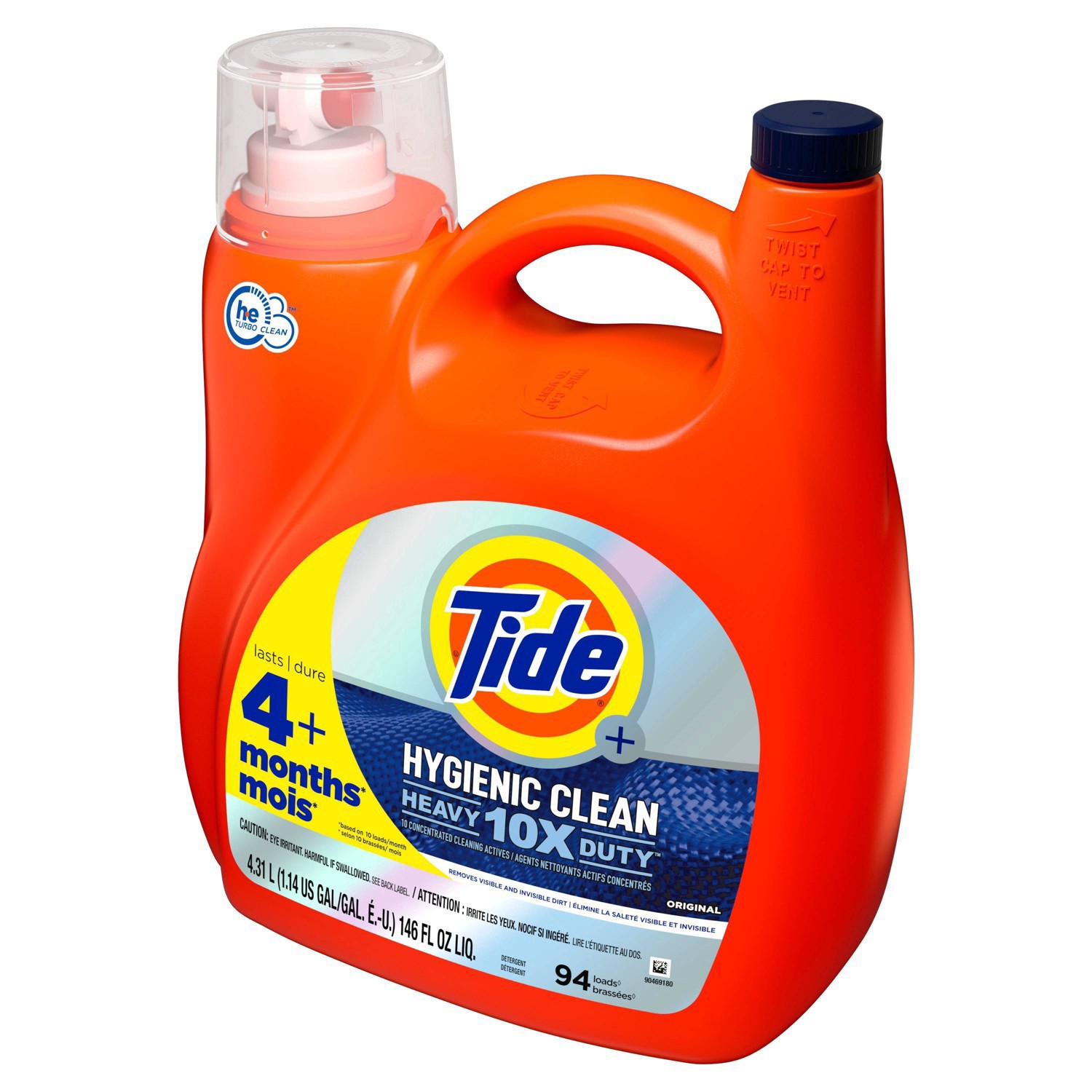 slide 8 of 8, Tide Liquid Clean Laundry Detergent - Original - 146 fl oz, 146 fl oz