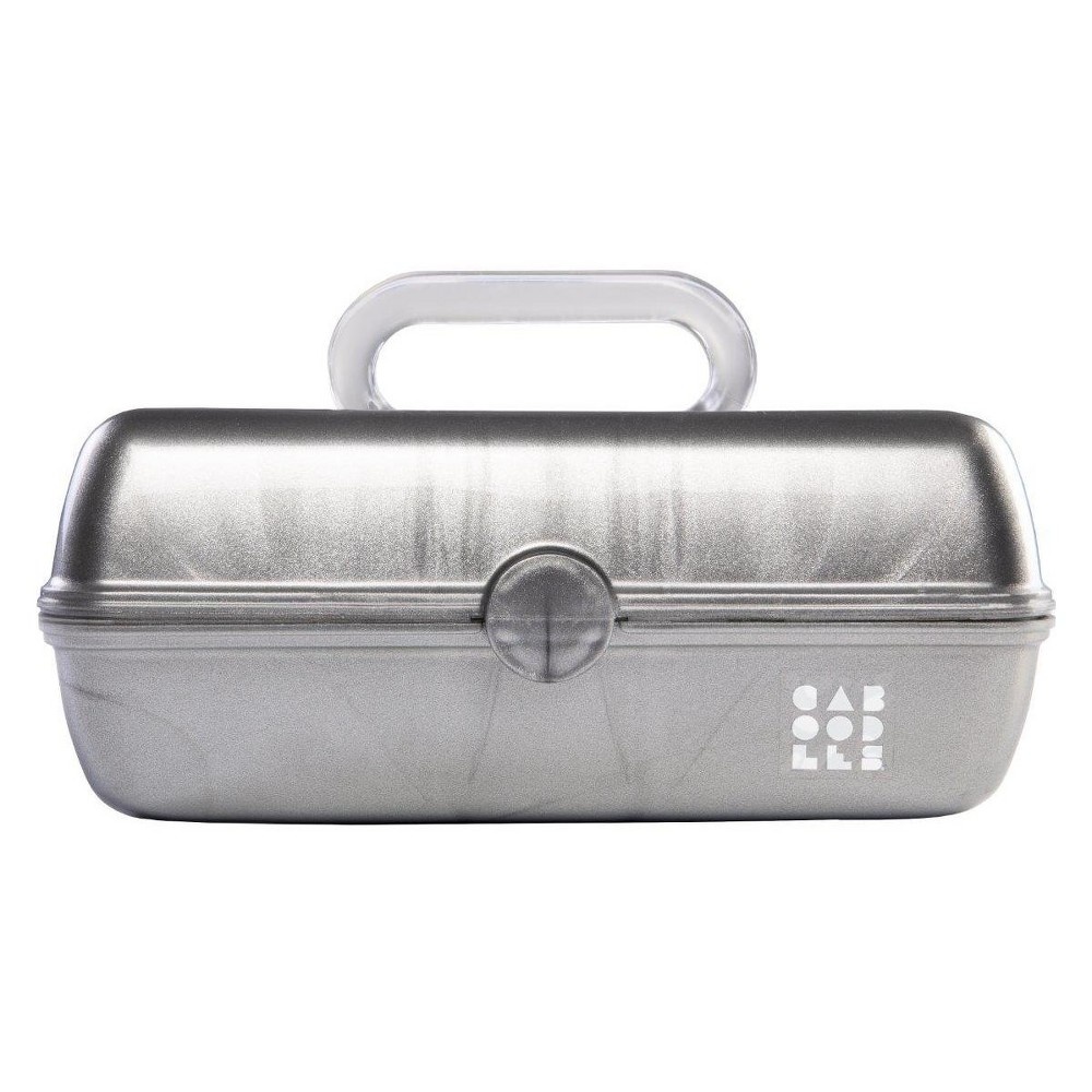 slide 3 of 3, Caboodles Makeup Bags And Organizers Pretty In Petite - Silver Metallic, 1 ct