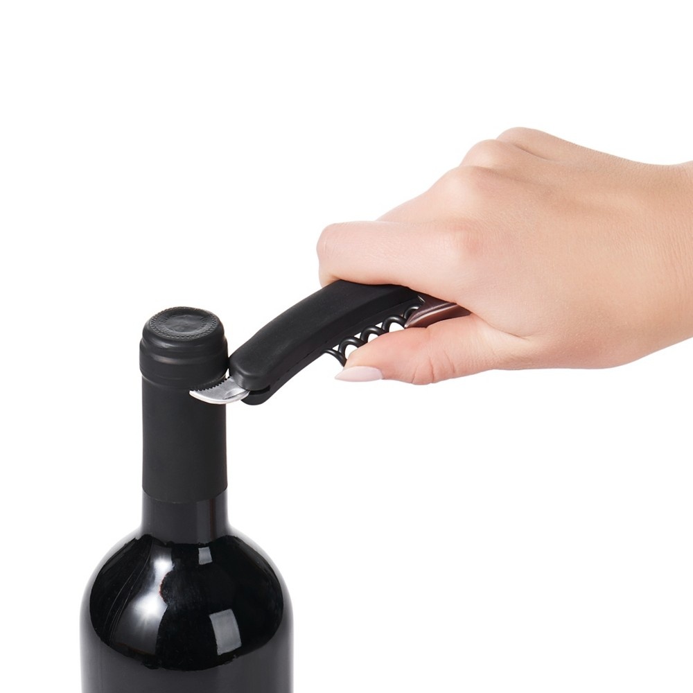 slide 4 of 5, OXO Softworks Double Lever Waiter's Corkscrew, 1 ct