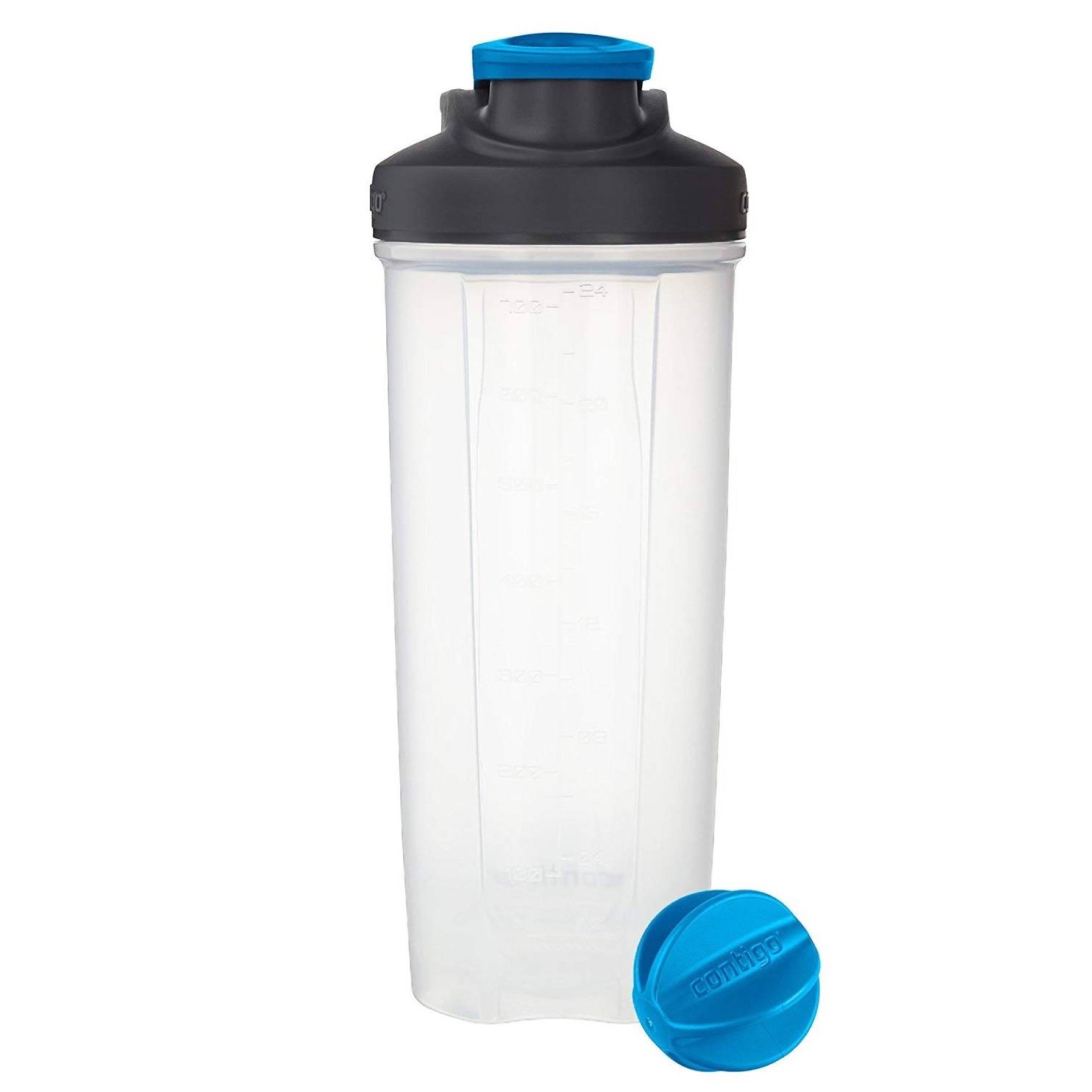 slide 1 of 5, Contigo Shake & Go Fit Shaker Bottle Carolina Blue, 28 oz