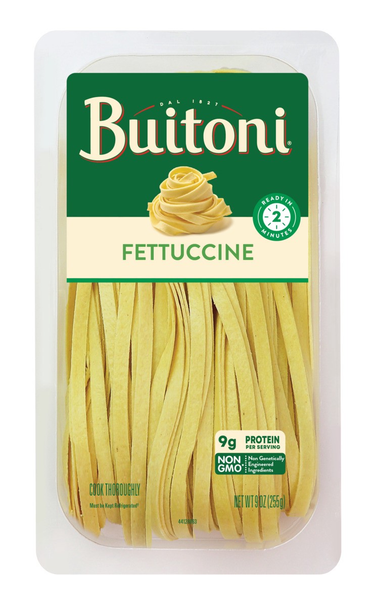 slide 6 of 7, Buitoni Fettuccine, Refrigerated Pasta Noodles, 9 oz Package, 9 oz