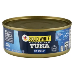 Giant Wild Caught Solid White Albacore Tuna in Water