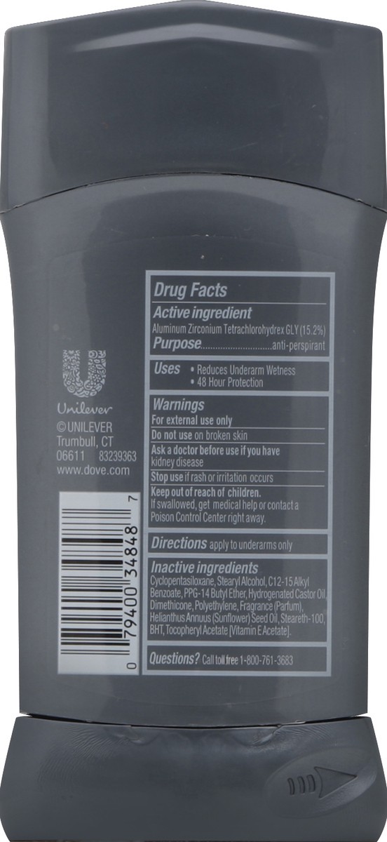 slide 3 of 3, Dove Men+Care Fresh Awake Antiperspirant Deodorant, 2.7 oz