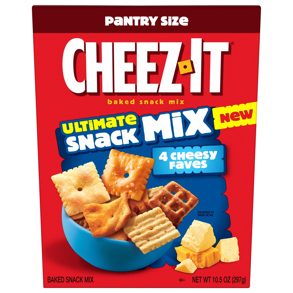 slide 1 of 15, Cheez-It Ultimate Snack Mix, Salty Snacks, Pantry Size, 10.5oz Box (1 Box), 10.5 oz