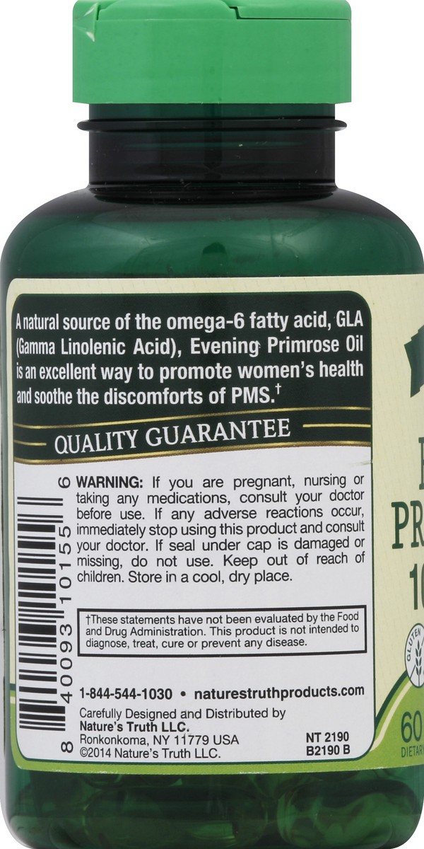 slide 2 of 5, Nature's Truth Evening Primrose Oil 2,000 mg, 60 ct