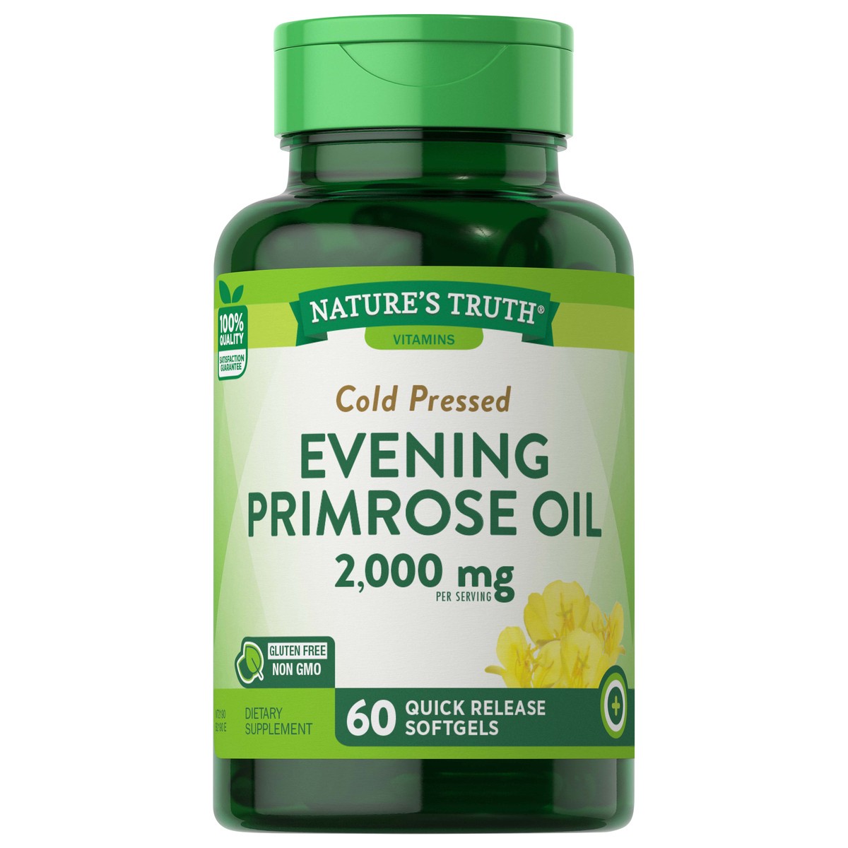 slide 1 of 5, Nature's Truth Evening Primrose Oil 2,000 mg, 60 ct