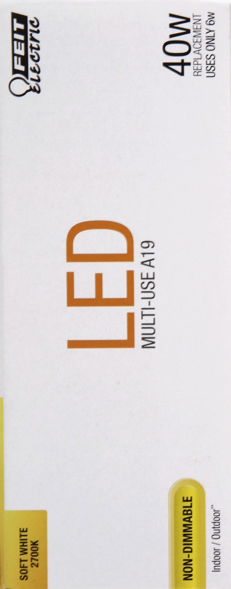 slide 7 of 11, Feit Electric 40 Watts LED Soft White Bulbs 4 ea, 4 ct