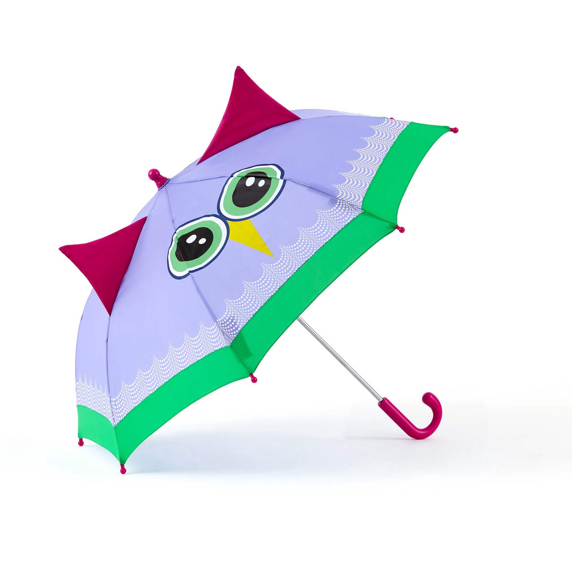 slide 1 of 1, SHED RAIN Rain Essentials Kids' Beatrice Owl Manual Stick Umbrella, 1 ct