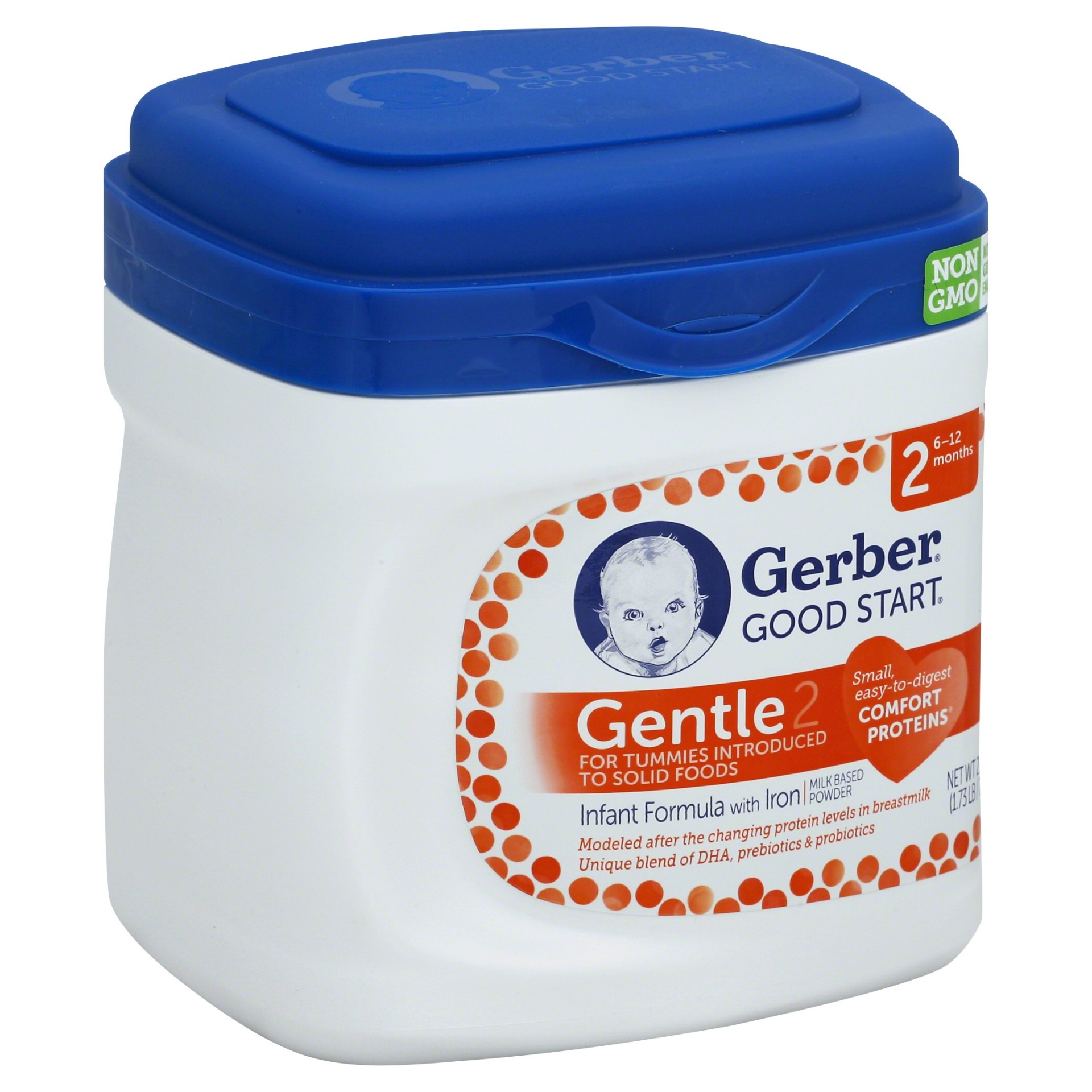 slide 1 of 2, Gerber Good Start Stage 2 Gentle Non-GMO Powder Infant Formula, 27.8 oz